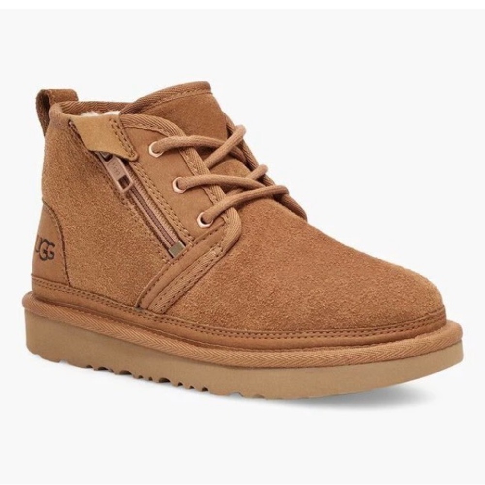 Ugg Classic Neumel Zip Big Kids Boots Chestnut Brown